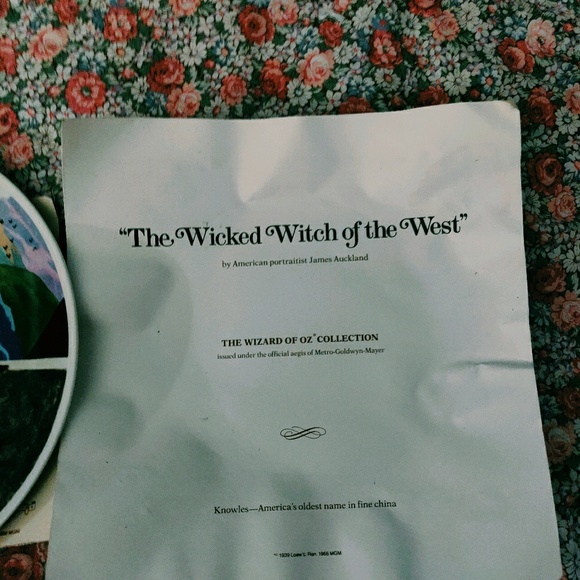 🌪️ Limited Edition Vintage Wizard of Oz Plate 🌪️ - Picture 2 of 7